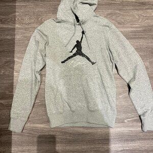 Nike Jordan Grey Hoodie Men's Small Size New With Tags